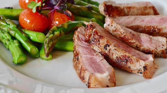 Meat and vegetables. Foods to boost testosterone naturally.